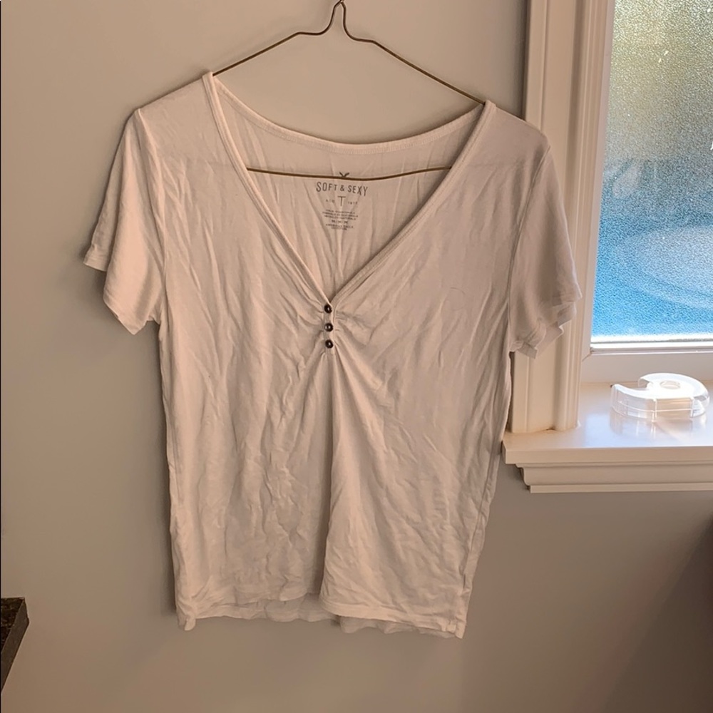 white button shirt